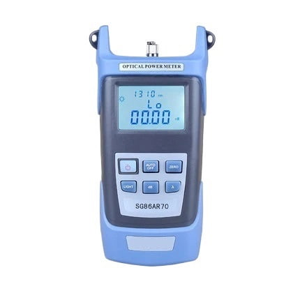 Blue Fiber Optic Test Tool, Handheld Fiber Optic Power Meter, Equipment Wavelength 800-1700nm ,Quality Assurance