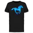 thumbnail image 1 of Blue Fire Horse T-Shirt Men -Image by Shutterstock, Male Large, 1 of 2
