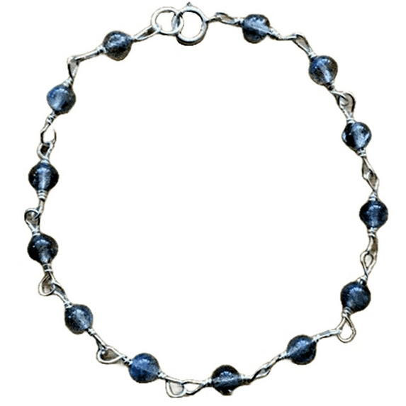 Blue Fire Labradorite 4mm Round Shape Smooth Cut Beads 7 inch Silver Plated Clasp Bracelet for men, women, unisex. Link Chain Stacking Bracelet.|LINK_01451