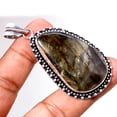thumbnail image 1 of Blue Fire Labradorite Gemstone Handmade Fashion Pendant Jewelry 2.7" SA 9953, 1 of 2