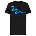 thumbnail image 1 of Blue Fire Snake T-Shirt Men -Image by Shutterstock, Male Medium, 1 of 2
