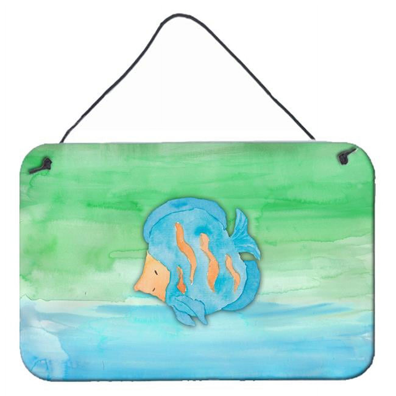 Blue Fish Watercolor Wall or Door Hanging Prints