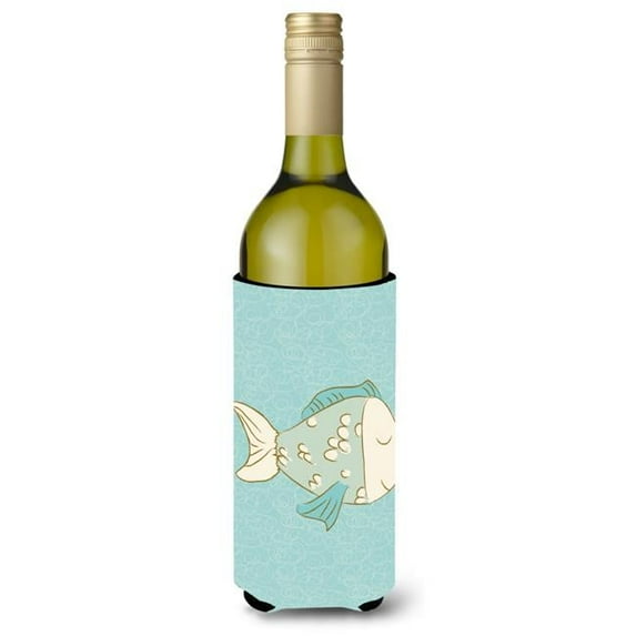 Blue Fish Wine Bottle Beverge Insulator Hugger