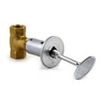 thumbnail image 1 of Blue Flame BFS.06.HD Fireplace/Fire Pit Multifunctional Valve Kit-Staight-1/2"-Satin Chrome, 1 of 1