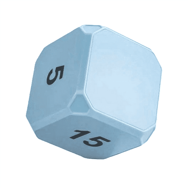 Blue FlipToChange Mini Digital Timer, LED Display, 4 Preset Times