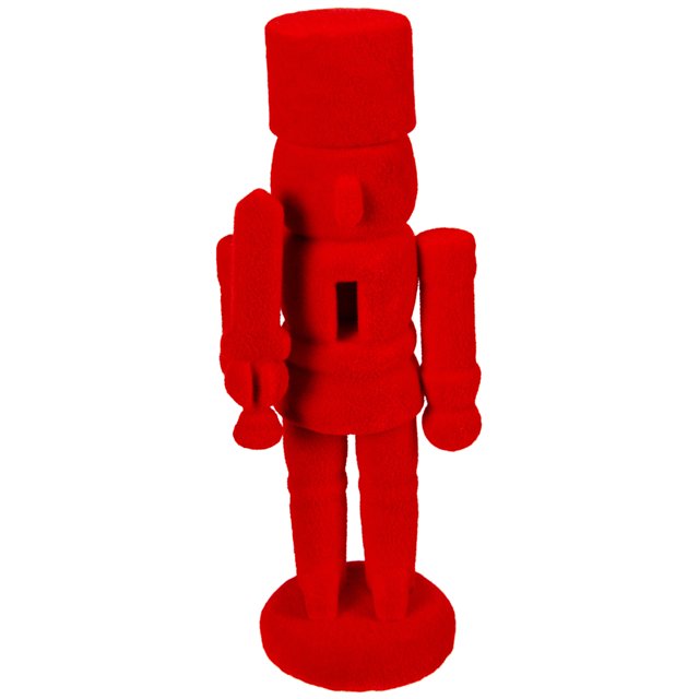 Blue Flocked Nutcracker Tabletop Decoration, 4.5", by Holiday Time