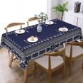 thumbnail image 1 of Blue Floral Border Pattern Print, 1 of 6