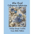 thumbnail image 1 of Blue Floral Cottagecore Ephemera: Vintage Counted Cross Stitch Pattern P, (Paperback), 1 of 1
