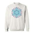 thumbnail image 1 of Blue Floral Mandala. Sweatshirt Women -Image by Shutterstock, Female Large, 1 of 4