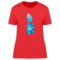thumbnail image 1 of Blue Flower Bud Watercolor Jar Tee Women's -Image by Shutterstock, 1 of 2