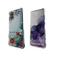 thumbnail image 1 of Blue Flower Case for Samsung Galaxy S20 Plus / S11 (2020 Release) 6.7” TPU Clear Soft & Flexible Ultra-Thin Shockproof Anti-Scratch Transparent Bumper Slim Lightweight Stylish Protective Cover Women, 1 of 4