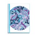thumbnail image 1 of Blue Flower  Point Line  Pattern Book Sheet Protectors Portfolio Binder Folder, 1 of 3