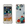 thumbnail image 1 of Blue Flower For iPhone 6 / 7 / 8 Plus Case TPU Clear Soft & Flexible Ultra-Thin Shockproof Anti-Scratch Transparent Bumper Slim Lightweight Protective Cover for iPhone 5.5 inch Women Girls, 1 of 4