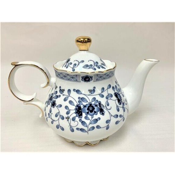 Blue Flowers Teapot