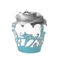 thumbnail image 1 of Blue Flying Witch Cupcake Wrappers (25pcs, Standard Size) Grease Resistant Cake Liners for Baking, Caking and Crafting by Bakell, 1 of 1
