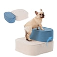 thumbnail image 1 of Blue Foam 2-in-1 Pet Stairs Convertible Pet Steps for Small Dogs & Cats, 1 of 6