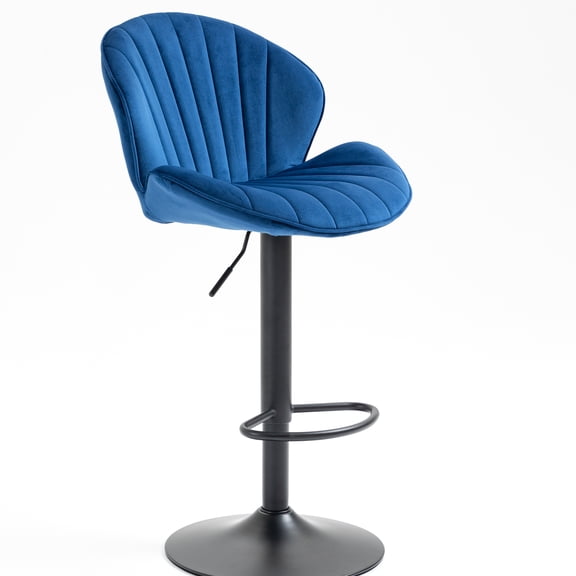 Blue Foam - Filled Bar Stools - Height - Adjustable - Kitchen and Pub Spaces - Easy Sitting