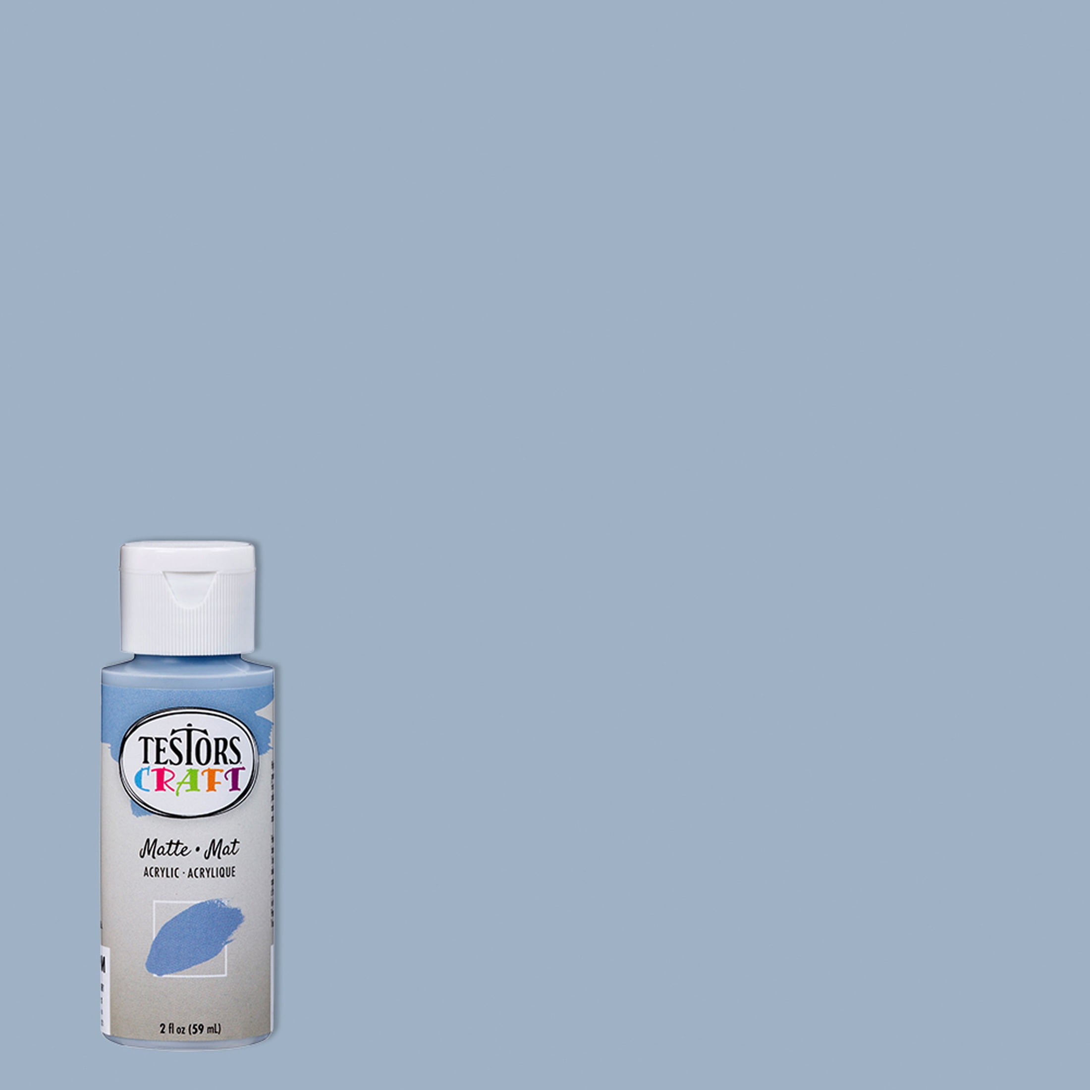 Blue Fog, RustOleum Testors Craft Matte Acrylic Paint 297484, 2 oz