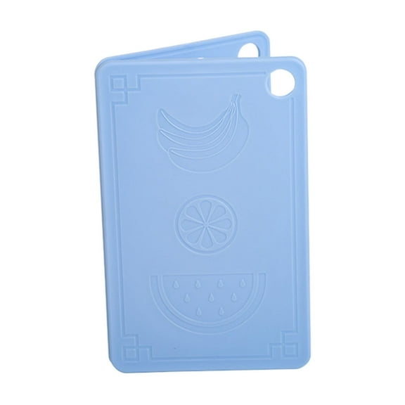 Blue Foldable Kitchen Cutting Board With Non Slip Surface And Built In Garlic Grinder Meat And Fruit Chopping Board For Household Use Dishwasher Safe 1Pc