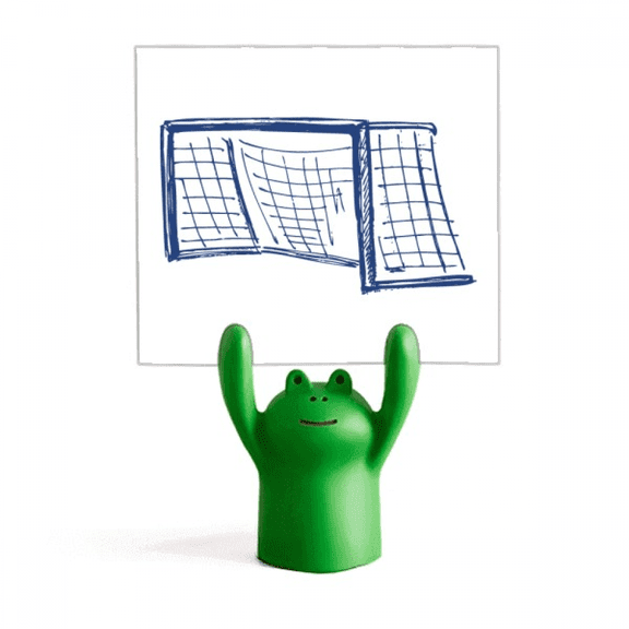 Blue Football Door Net Pattern Memo Holder Cartoon Animal Frog Stand Decoration