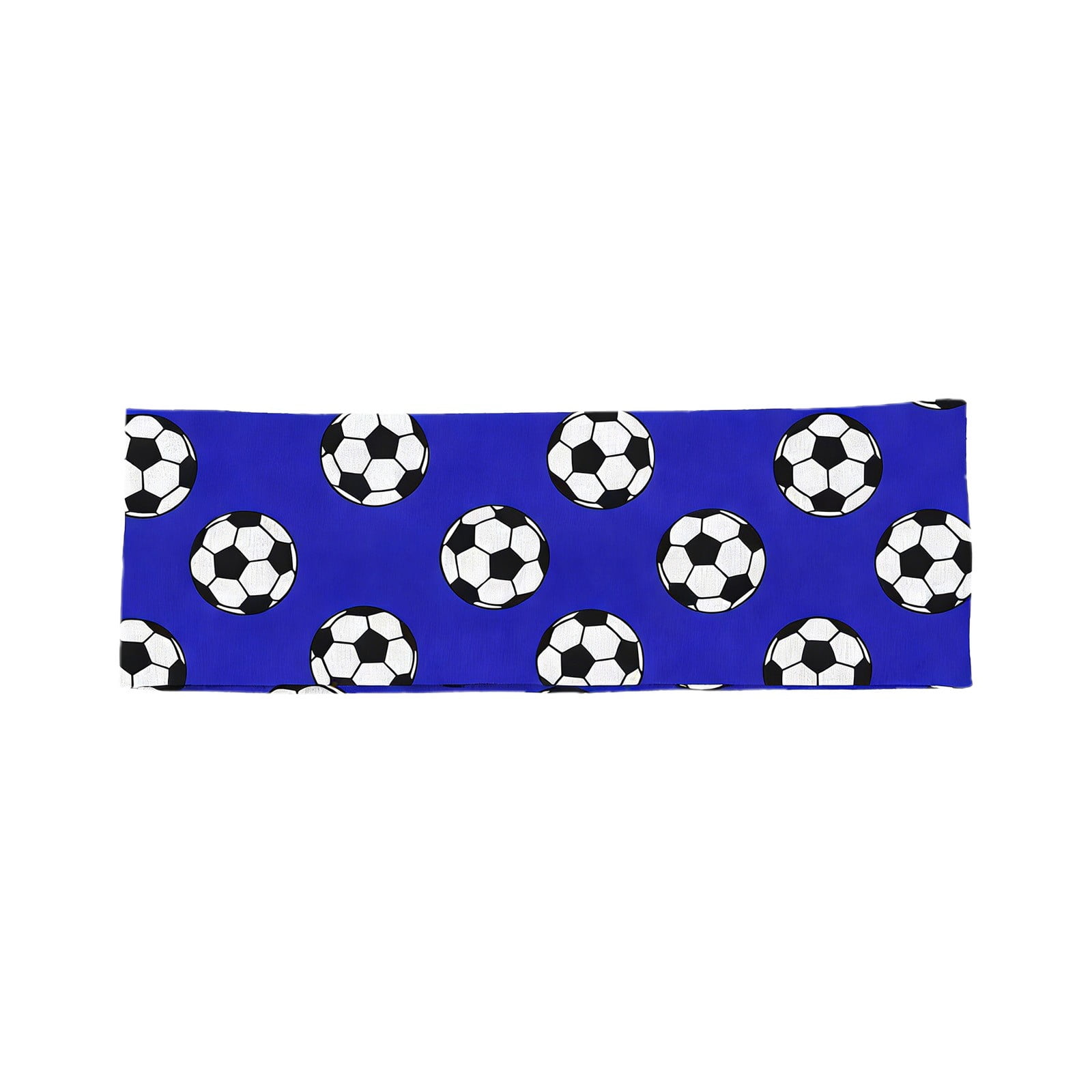 Blue Football Headband For Men Women Soccer Sport Headwrap Sweatband ...
