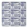 thumbnail image 1 of Blue Football Words Pattern Square Fitted Tablecloth with Elastic Edge,Square Table Cover,Washable Elastic Table Cover for Home Kitchen Party Decor 36"x36", 1 of 6