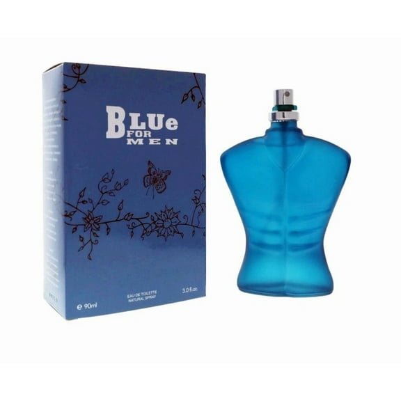 Blue For Men by Royal Fragrance 3.0 Fl oz EDT Cologne Spray for Men