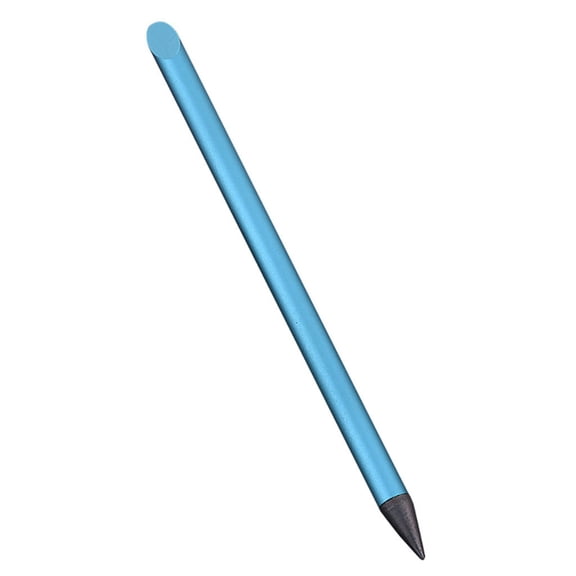 Blue Forever Metal Pen, Inkless Design, Smooth Writing on Paper, No Refills Required, Durable Office Pen, 1 Count