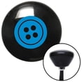 thumbnail image 1 of Blue Four Hole Button Black Retro Shift Knob with M16 x 1.5 Insert Shifter Auto Brody, 1 of 1
