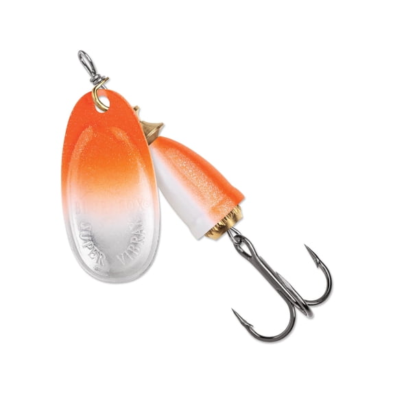 Blue Fox Classic Vibrax 04 Northern Lights 3/8 Orange Pearl UV