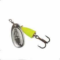 Blue Fox Classic Vibrax Size 4 Inline Spinner 3/8 oz Silver/Chrome Blue