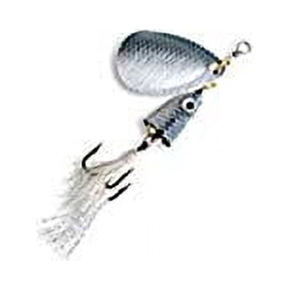 Blue Fox Classic Vibrax Size 5 Inline Spinner 7/16oz Silver/Flo Red