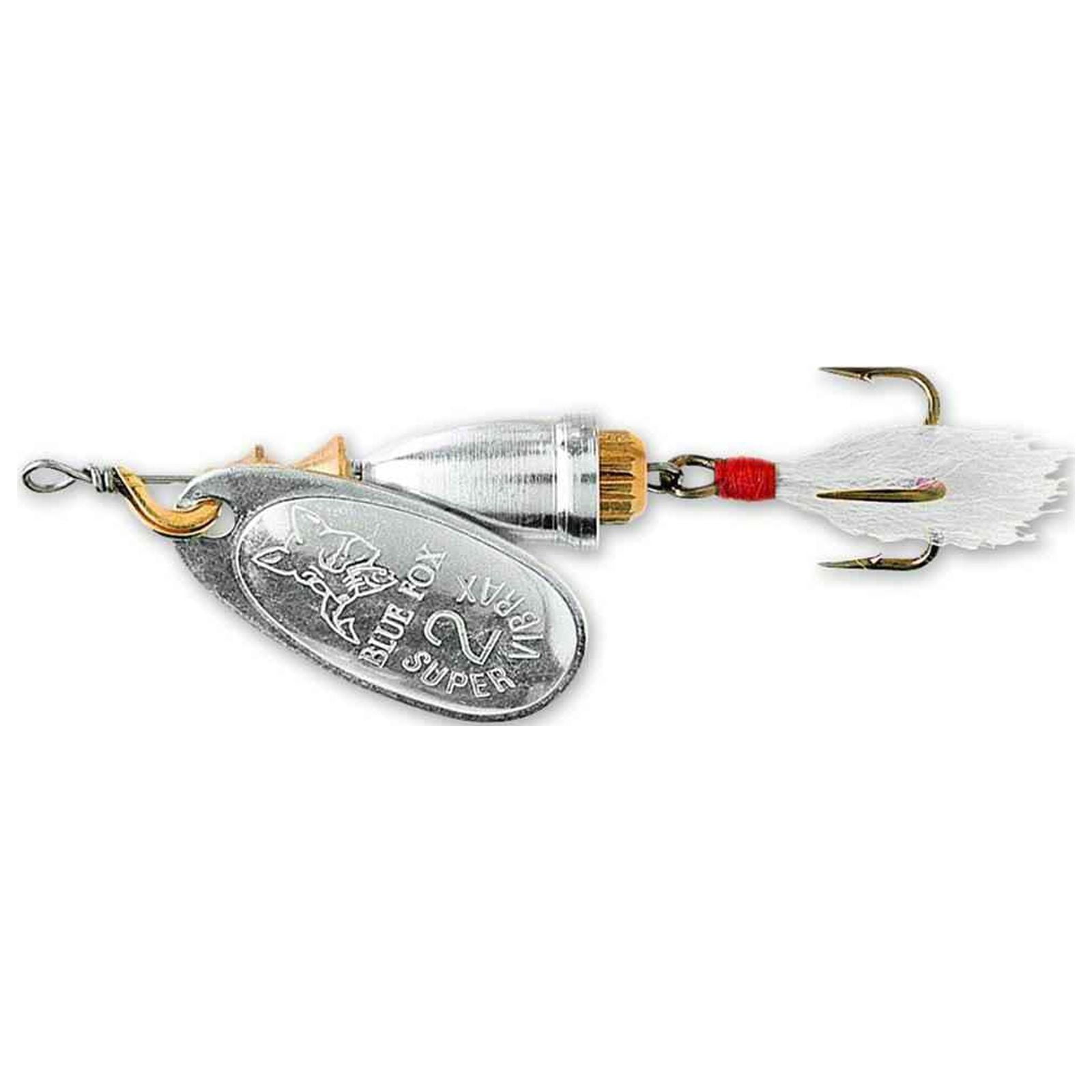 Blue Fox Fishing Lure 62-30-101IC Classic Vibrax Foxtail Spinner 1/4 oz