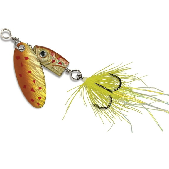 Blue Fox Flash Spinner Fishing Lure 1/8oz Black/Chartreuse