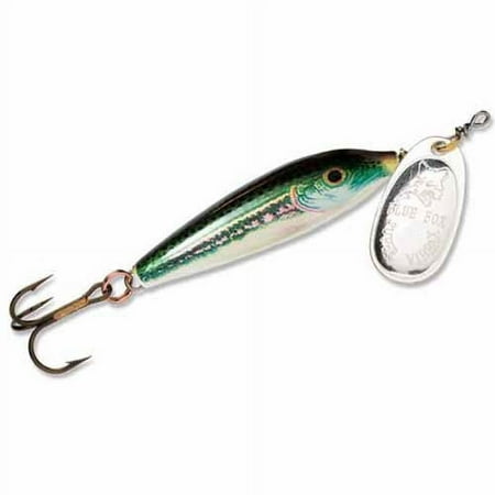 Blue Fox Rattlin' Pixee Spoon Fishing Lure 1/2oz Holographic Silver/Pink Insert