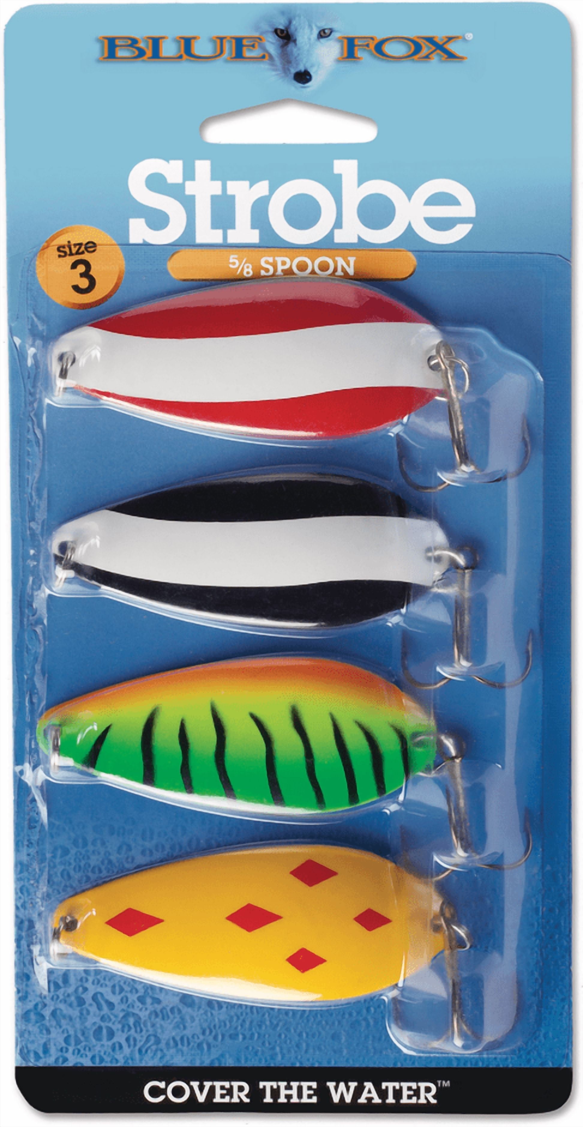 BLUE FOX スプーンルアーセット Blue Fox Strobe Spoon kit 5/8 oz - Walmart.com