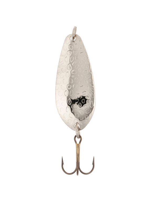 Blue Fox® Strobe®Spoon 3/8 oz. Hammered Silver Tear Spoon Fishing Lure