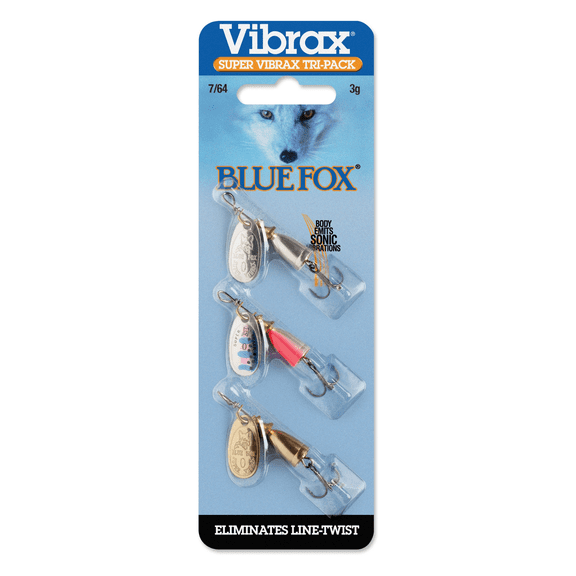 Blue Fox Super Vibrax Spinner Tri Pack 00