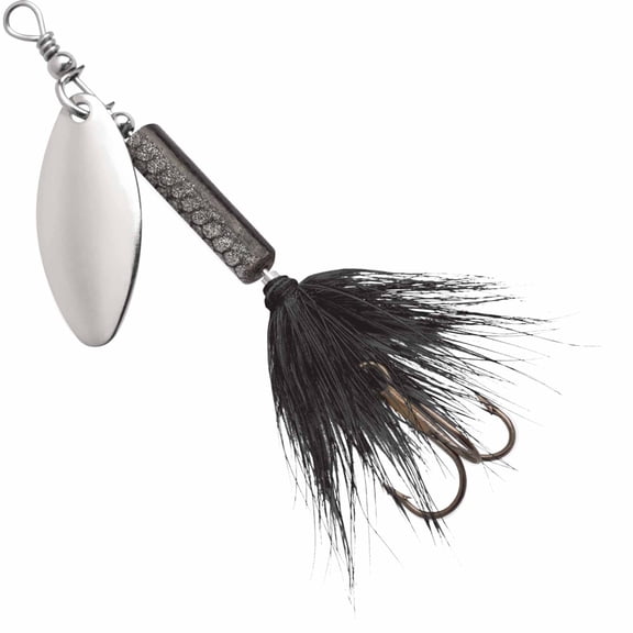 Blue Fox Whip Tail Deep Runner Size 2, Black, Fishing Lure
