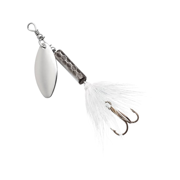 Blue Fox Whip Tail Deep Runner Inline Spinner 1/8oz Silver Silver