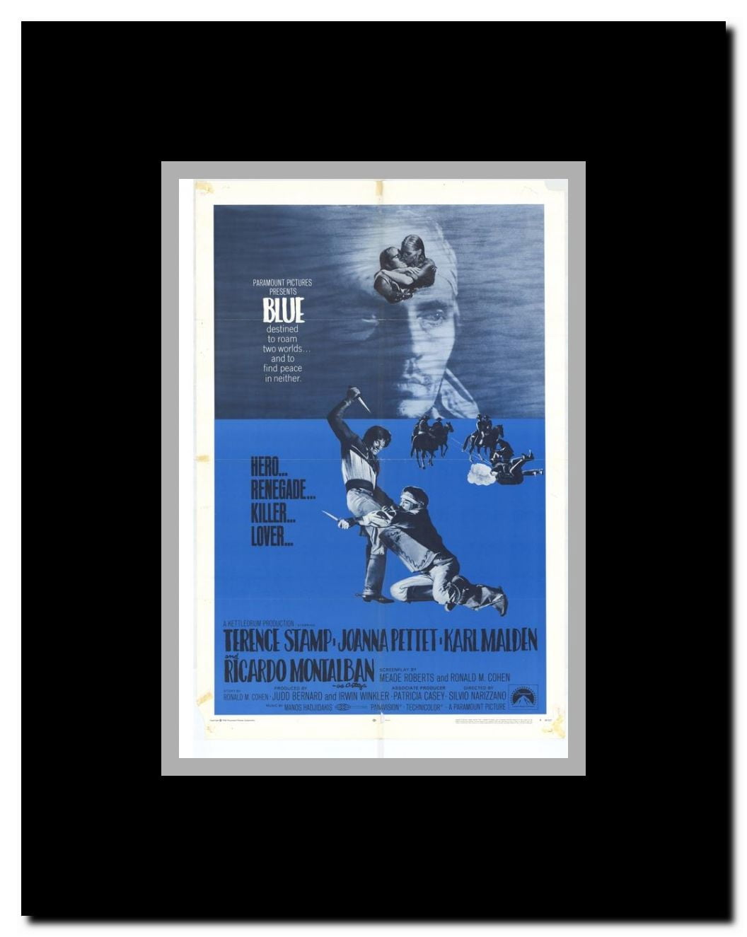 Blue Framed Movie Poster