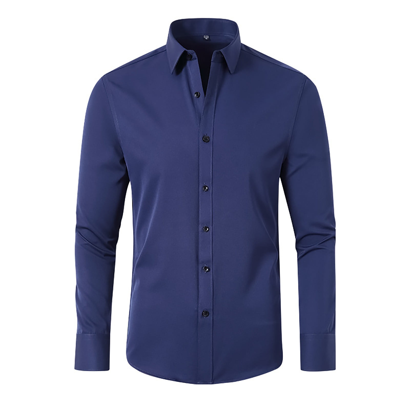 princess polly baby blue dress Hagen Shirts Men's Solid Blue Cotton Dress Shirt