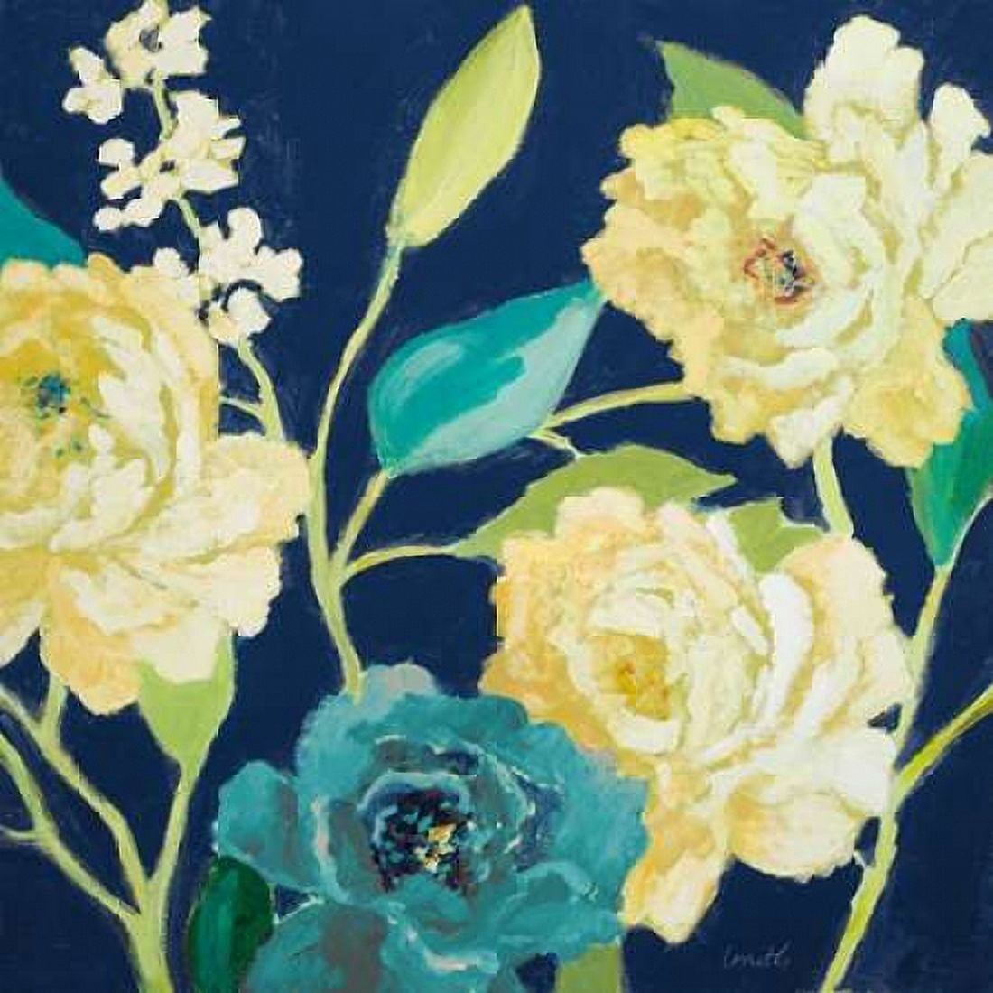 Blue Fresco Bellezza I Canvas Art - Lanie Loreth (24 x 24)