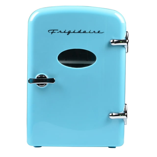 Blue Frigidaire Retro 6Can Mini Fridge