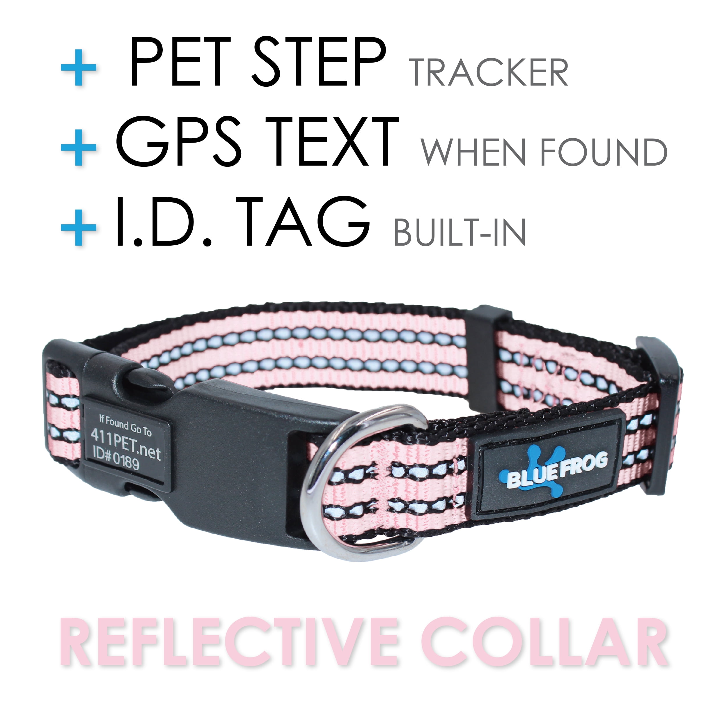 Blue Frog N Guard Protective GPS Tracking Dog Collar, Gold, Large Walmart.com