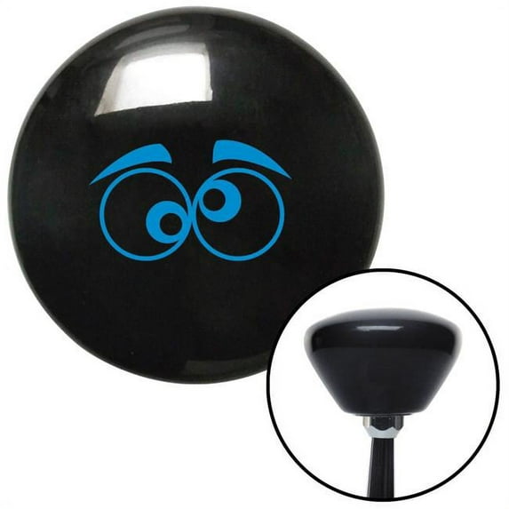 Blue Funny Eyes Black Retro Shift Knob with M16 x 1.5 Insert Shifter Auto Manual