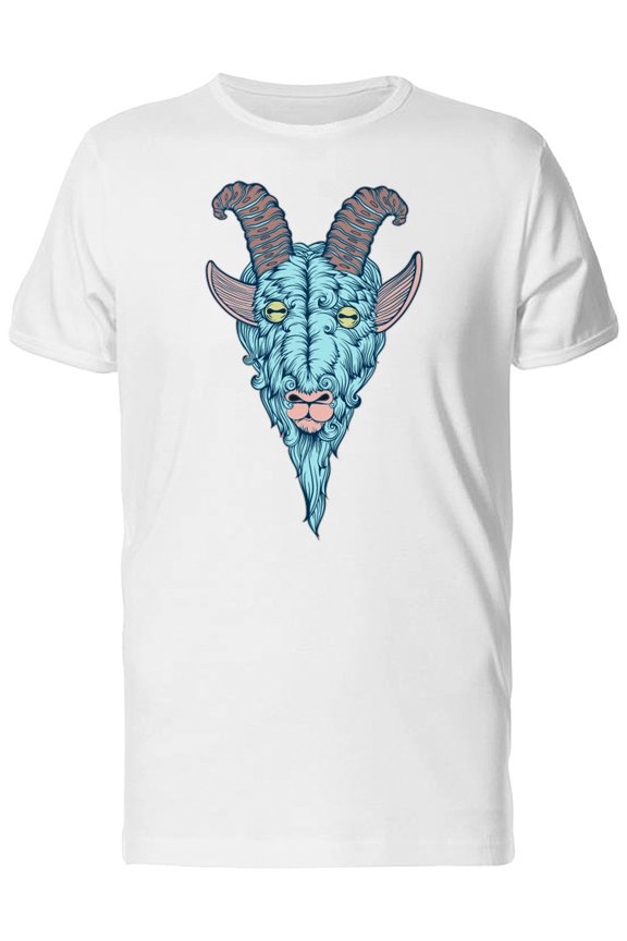 Blue Fur Year Of The Goat T-Shirt Men -Image by Shutterstock, Male Medium
