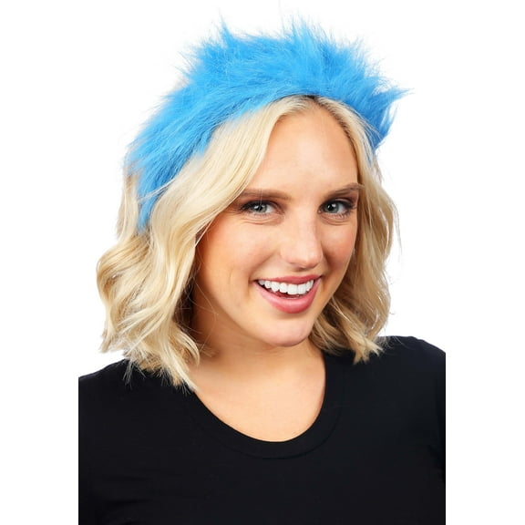 Blue Fuzzy Headband - Thing 1&2