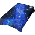 thumbnail image 1 of Blue Galaxy Universe Tablecloth 60" x 108" Rectangle Table Cloth Cover Tabletop Fabric for Indoor Dining Room Outdoor Party Picnic Camping Restaurant House Decor, 1 of 7