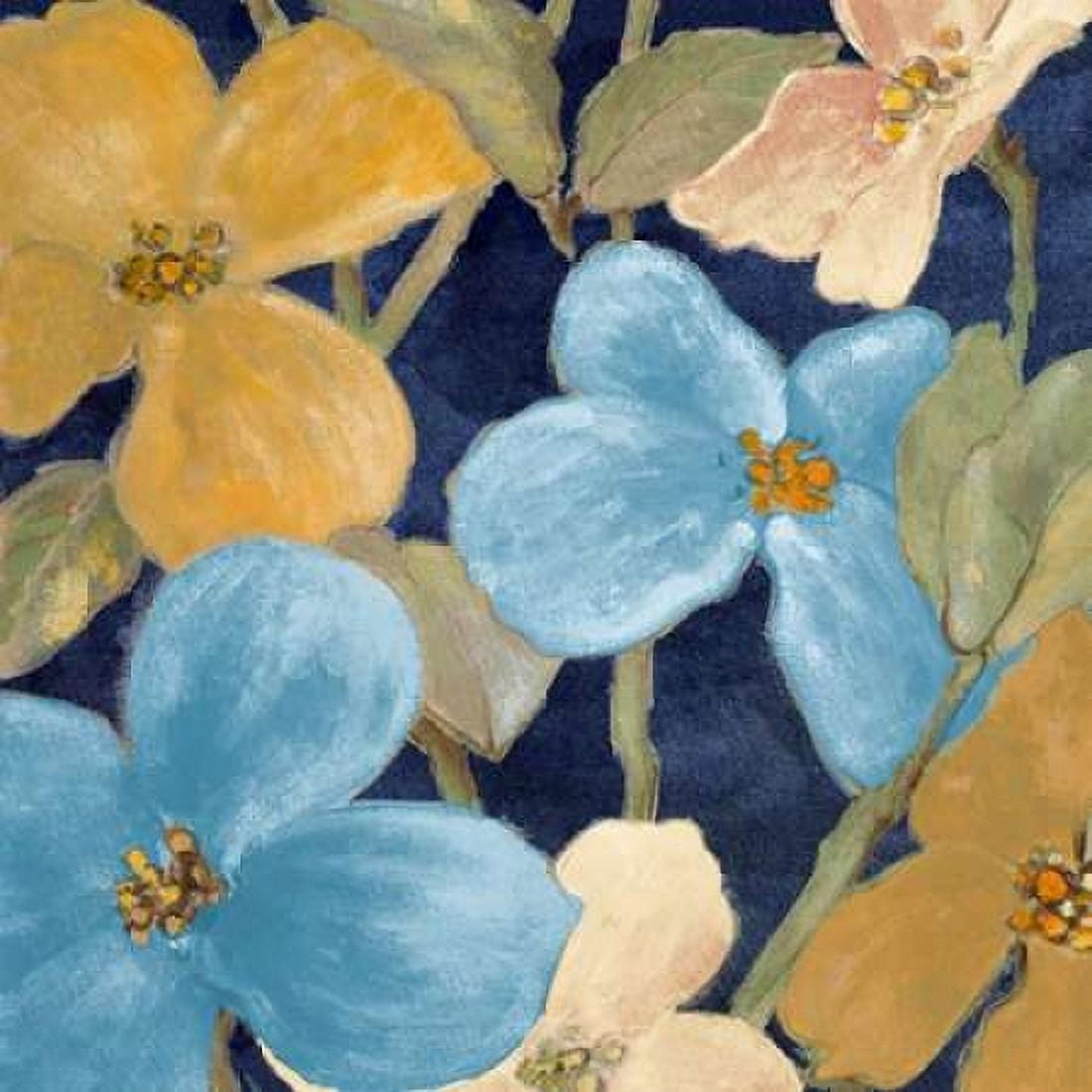Blue Garden Party II Canvas Art - Lanie Loreth (24 x 24)